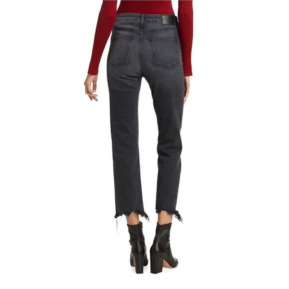 NWT $245 Jonathan Simkhai Standard River High Rise Straight-Leg Jeans Size 26 - Picture 4 of 7